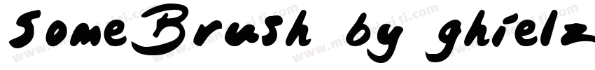 SomeBrush by ghielza字体转换